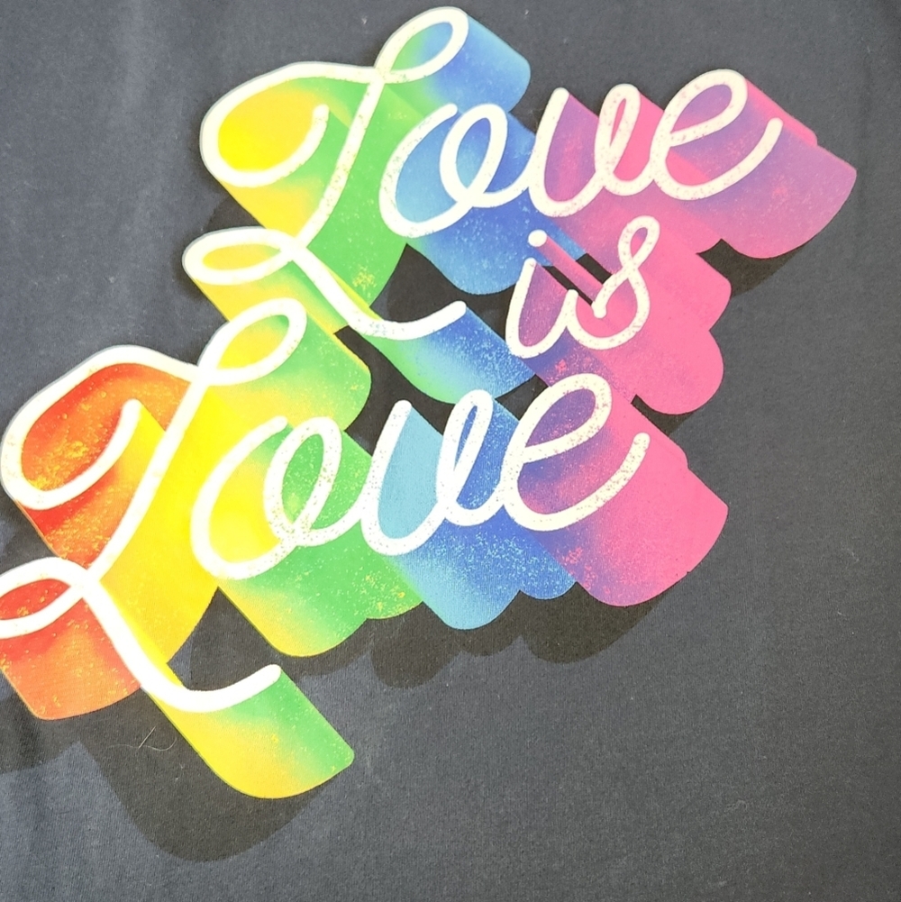 Love Is Love Blue T-Shirt - Pride - Size M